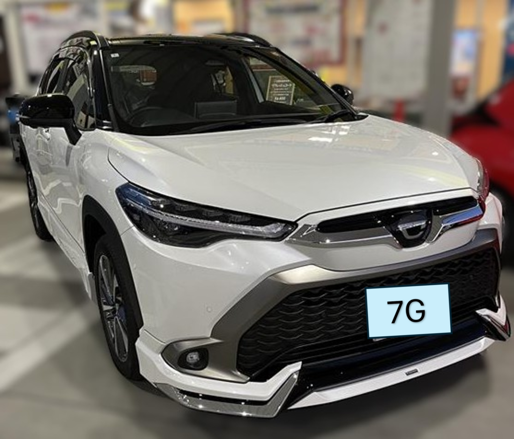 カローラクロス　コーティング画像