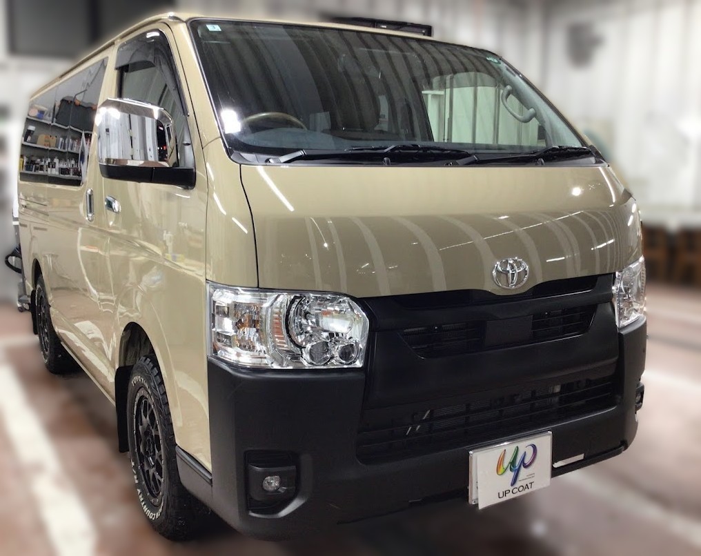 ハイエース　コーティング写真